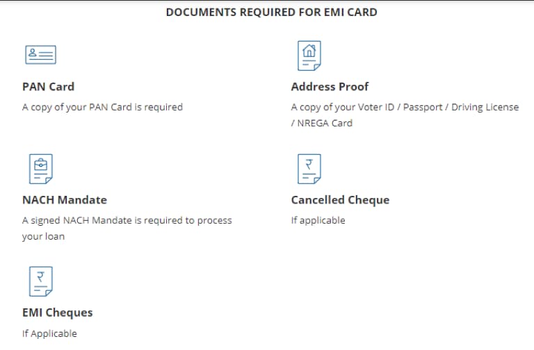 What are the documents required to get a Tata Neu EMI Card? Documents required for Qik EMI Card