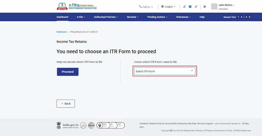 ITR option
