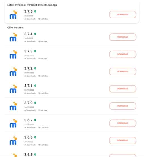 mpokket app download new and old version