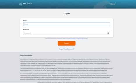 type your username or email address